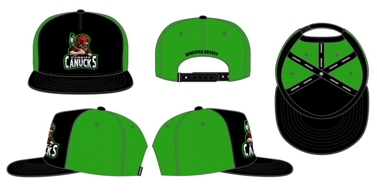 Canucks Snapback (Black + Green)