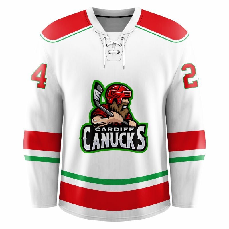Adult Canucks Jersey (White) - Players Version