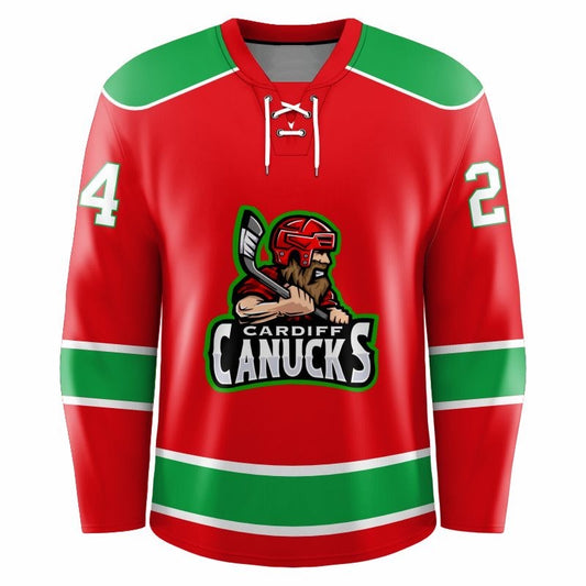 Adult Canucks Jersey (Red) - Players Version
